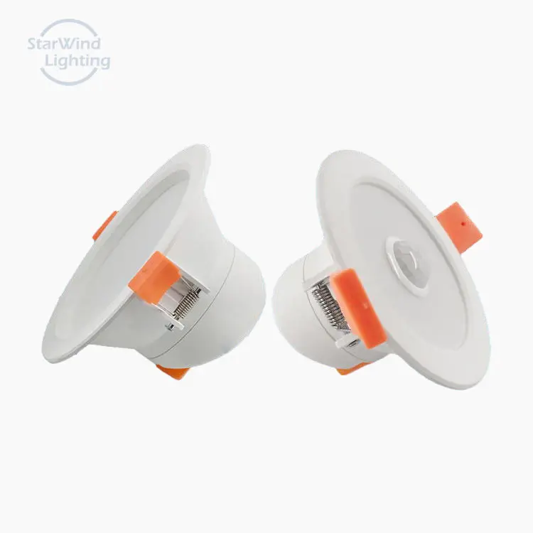 Датчик человеческого тела downlight светодиодный радиолокационный управления звуком и управление светом инфракрасный свет