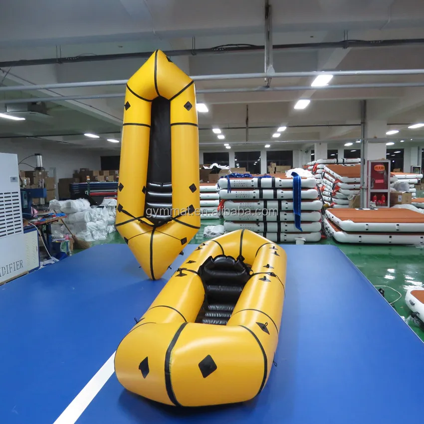2022 Hot Sale Customized Inflatable TPU lightweight  2 Person Packraft Mix Color Or Packing Touring Sport
