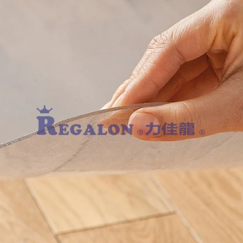 Clear Office Plastic Polycarbonate Chair Floor Mat For Carpeted Floors