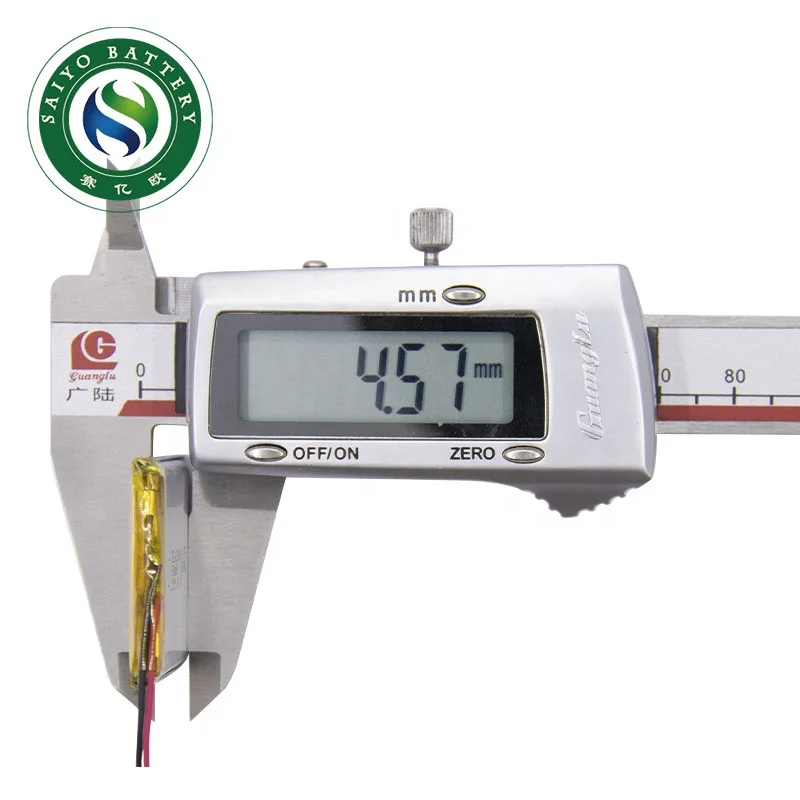 
Factory Price Lithium ion Polymer Battery 423040 3.7V 530mAh for headset earphone electronics 