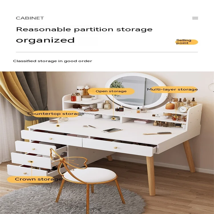 Cosmetic French Vanity Chair For Washing The Head Dressing Table