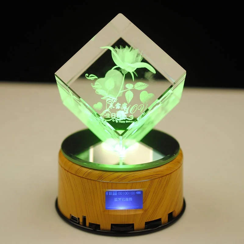  Распродажа светодиодный акриловый ночной Светильник DILU 3D с зарядкой от USB ночник деревянная основа для подарка на день