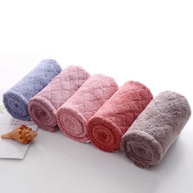 New Shower Fast Drying turban microfiber thickened dry hair towel for wrap women Thick Hair