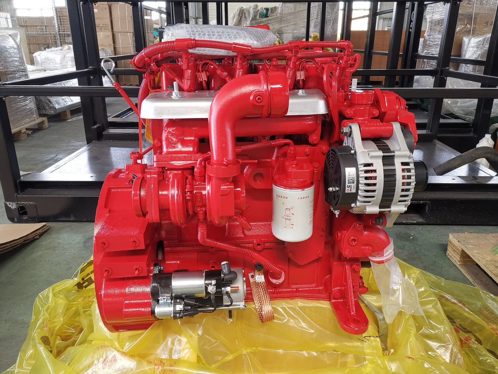 
original and hot sale 4 stroke 6 cylinder 247hp turbocharged water-cooled diesel QSB6.7 boat engine 