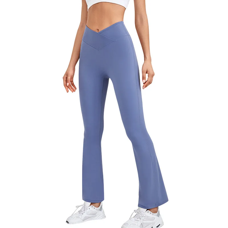 Popular Laser V Cut Waistband High Waist Booty Seamless Active Plus Size Everyday Sports Wear Soft Yoga Women Leggings