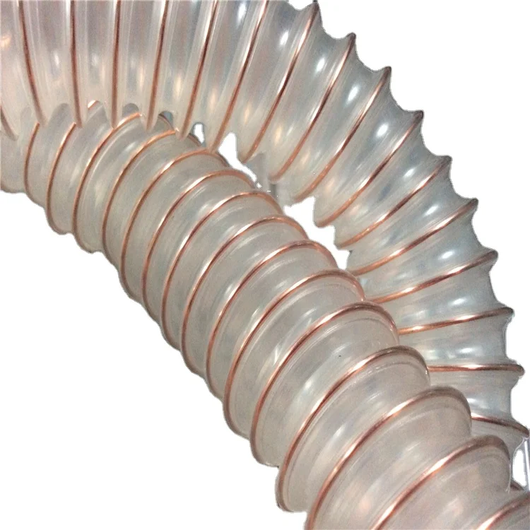TPU Spiral Flexible Duct Polyurethane suction hose