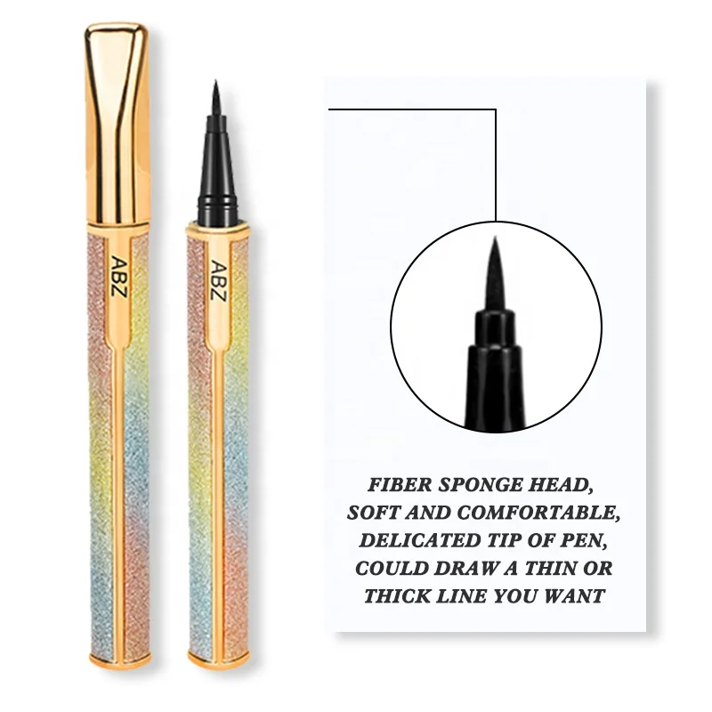 Liquid Tube Gel Waterproof Pencil Black Lashglue Pen Glitter White Eyeliner Private Label