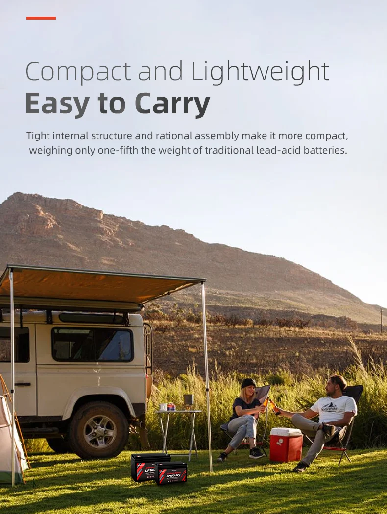 Deep Cycles LiFePo4 Battery 12v 50AH 100Ah 200Ah 300ah IP65 Waterproof multi-protection Solar Home Energy Storage Battery Pack