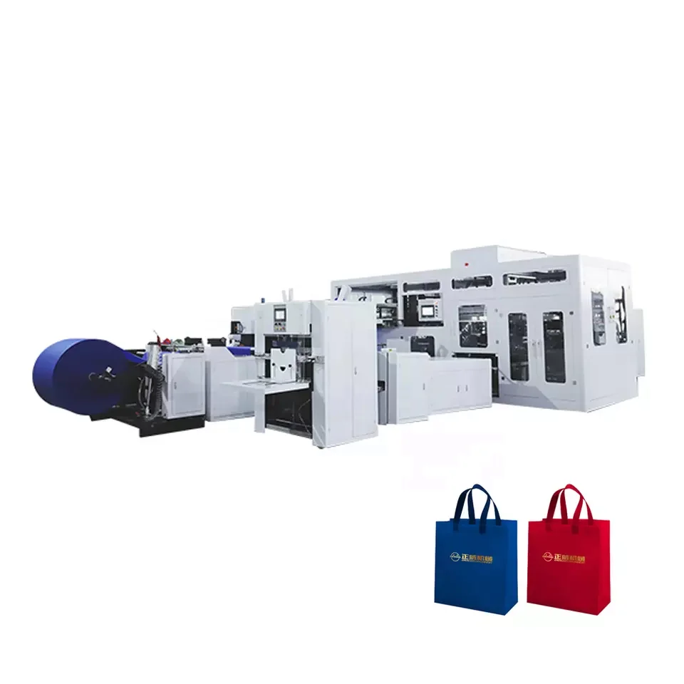 ZW-A8 High-speed economize Automatic Non Woven Box Bag Making Machine