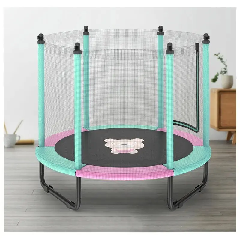 Trampoline For Kids  Round Jumping Bungee Trampoline Gym Commerical Park for Adults