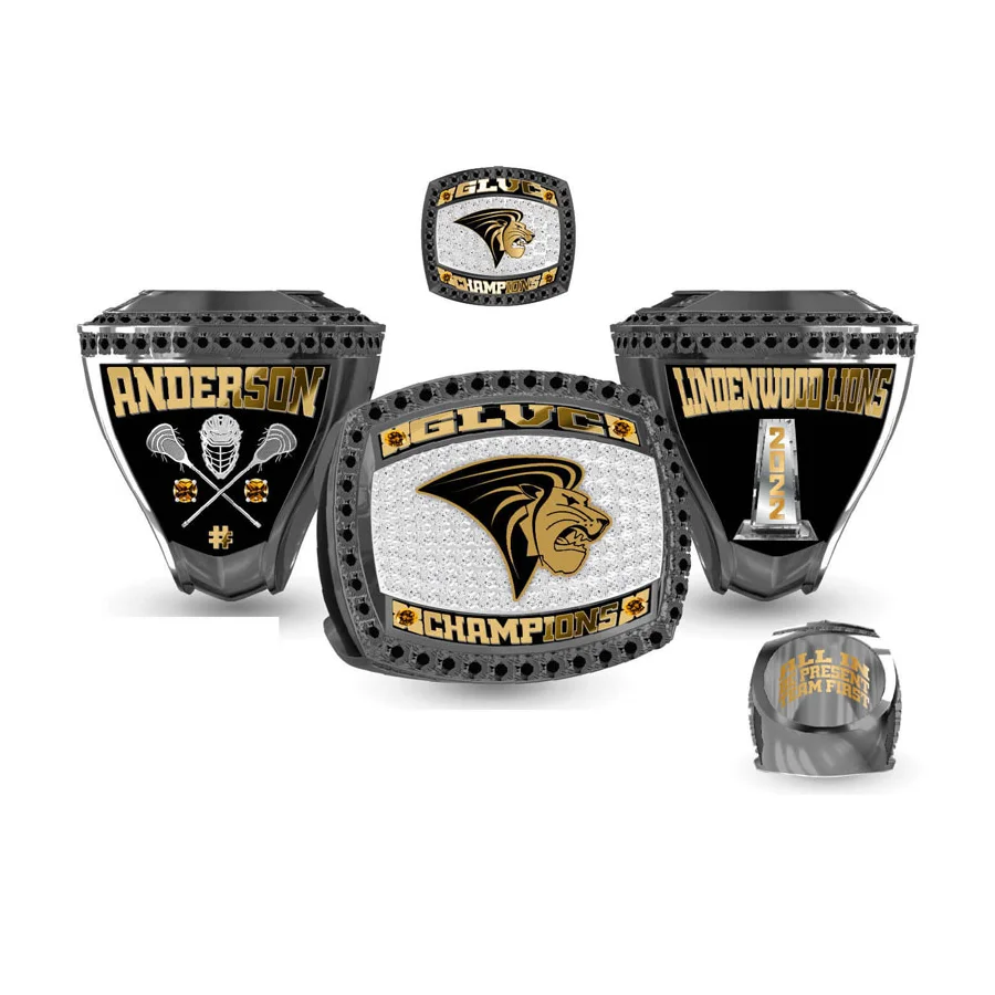 Hot Sale Custom Championship Rings For Any Sports Trainer Ring League Winner For Kids