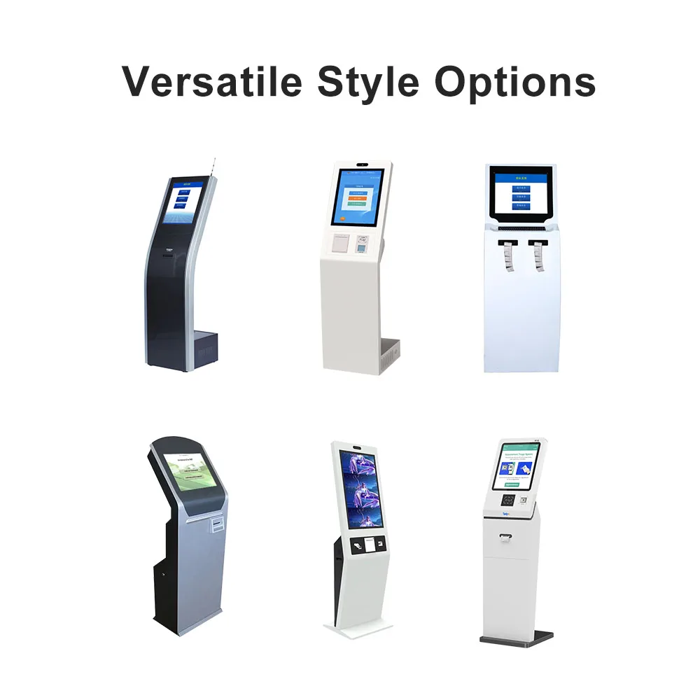 17 inch LCD Touch Display Screen Self-service  Ticket Dispenser Queuing Token Number taking Machine Wireless Queue Call Machine