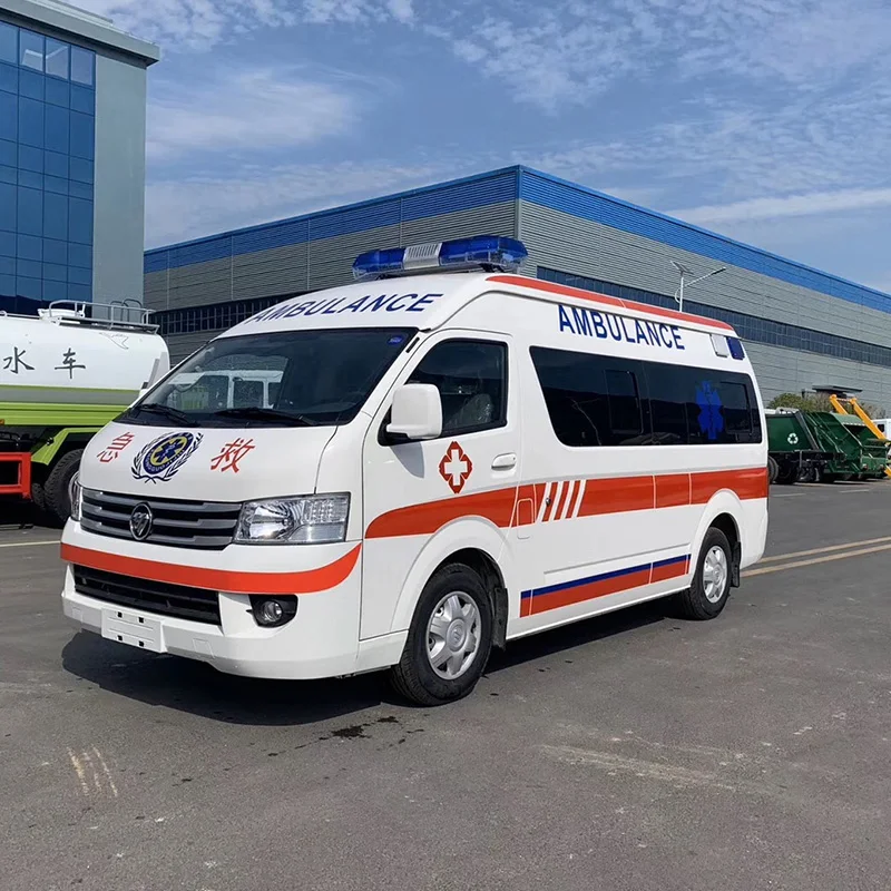 4*2 long wheelbase Foton patient transit ambulance car for sale