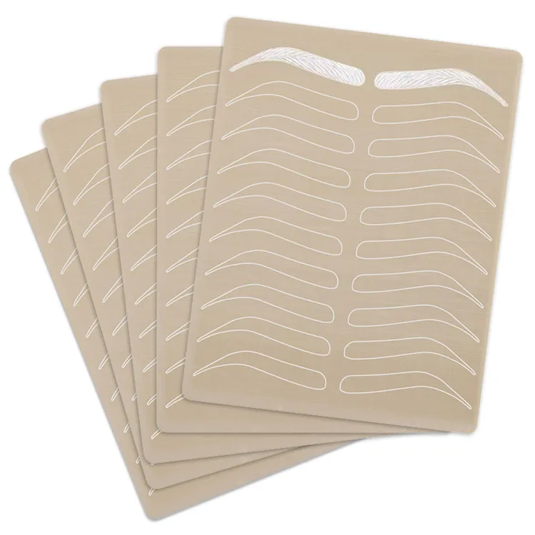 New For Beginner Microblading Tattoo Eyebrow Practice Skin No ink required Permanent Makeup Eyebrow Training Skin Tattoo