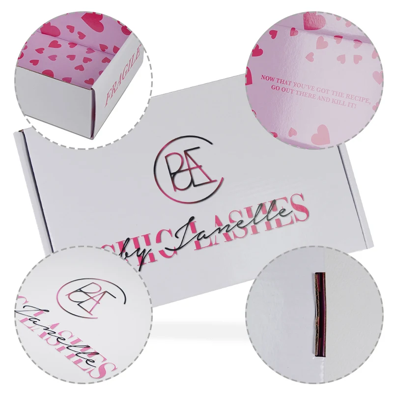 Lovely Pink Mailer Boxes For Skin Care Packaging Custom with Your Logo