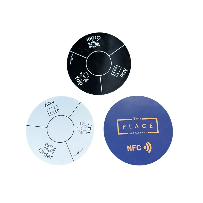 Custom Printing NFC Tag 216 URL Programmable RFID PVC Tag for Mobile Phone