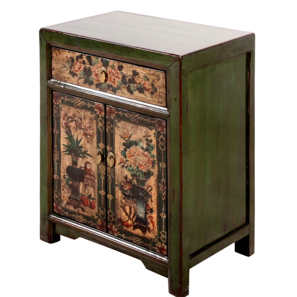 
Living room cabinet East Art furniture chinesecolorful sideboard classic painting bedside cabinets antique furniture bar cabinet 