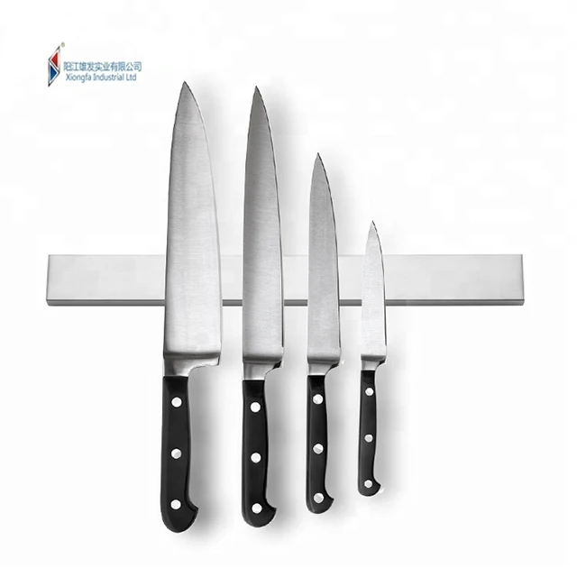 Горячая Распродажа OEM магнитный держатель для ножей из нержавеющей стали магнитный держатель для ножей с сильной магнитной силой для кухонного инструмента