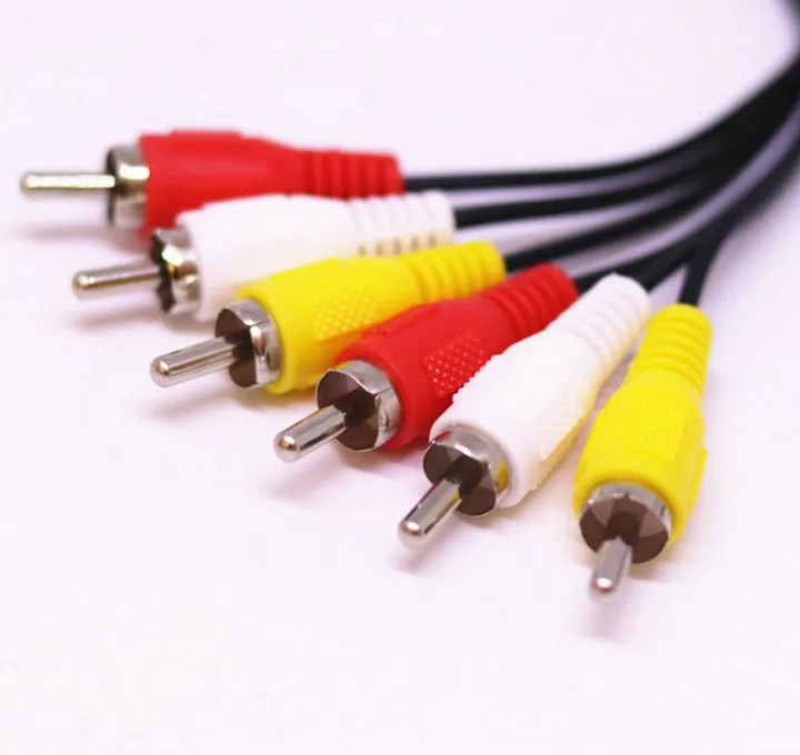 Кабель 1,5 м в длину 3 RCA на 3 RCA штекер на штекер RCA AV