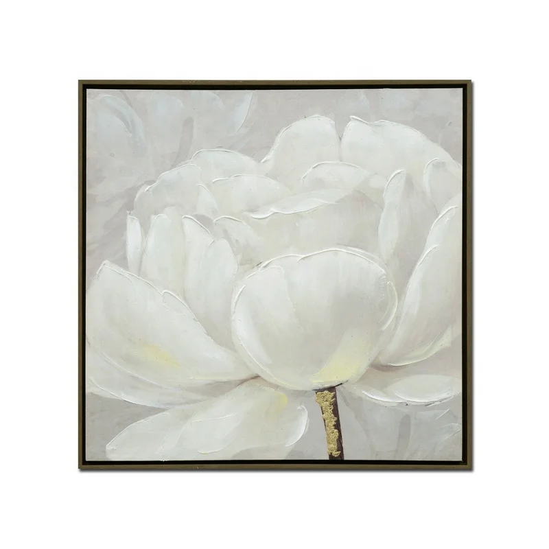 Flowers interior wall art handpainted oil painting canvas photo artwork