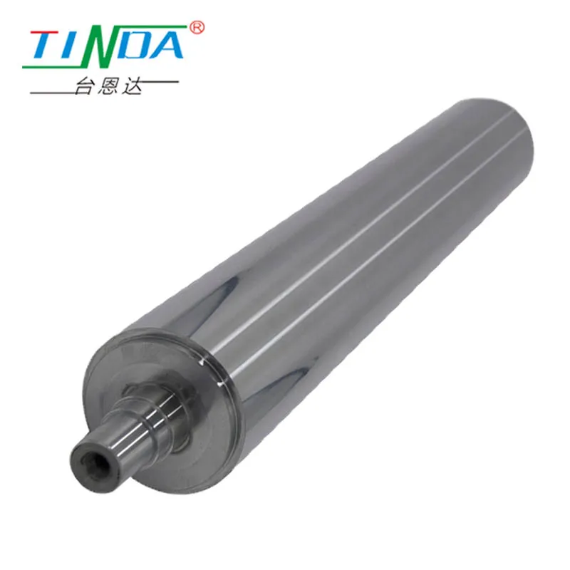 The customer order  Fixed roller with shaft coated roller weldment Nip Roller