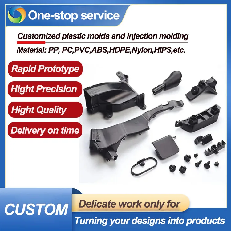 Custom Plastic Injection Mold Injection Plastic Precision Mold for Electric Housing Cover Inject Molded Parts