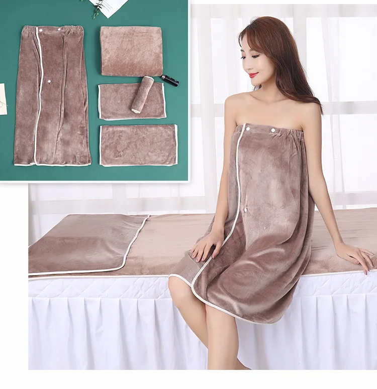 iStapromo Gifts Customized Logo Beauty Salon Towel Set Super Soft Spa Pure Cotton Microfiber Luxury Towel For Body