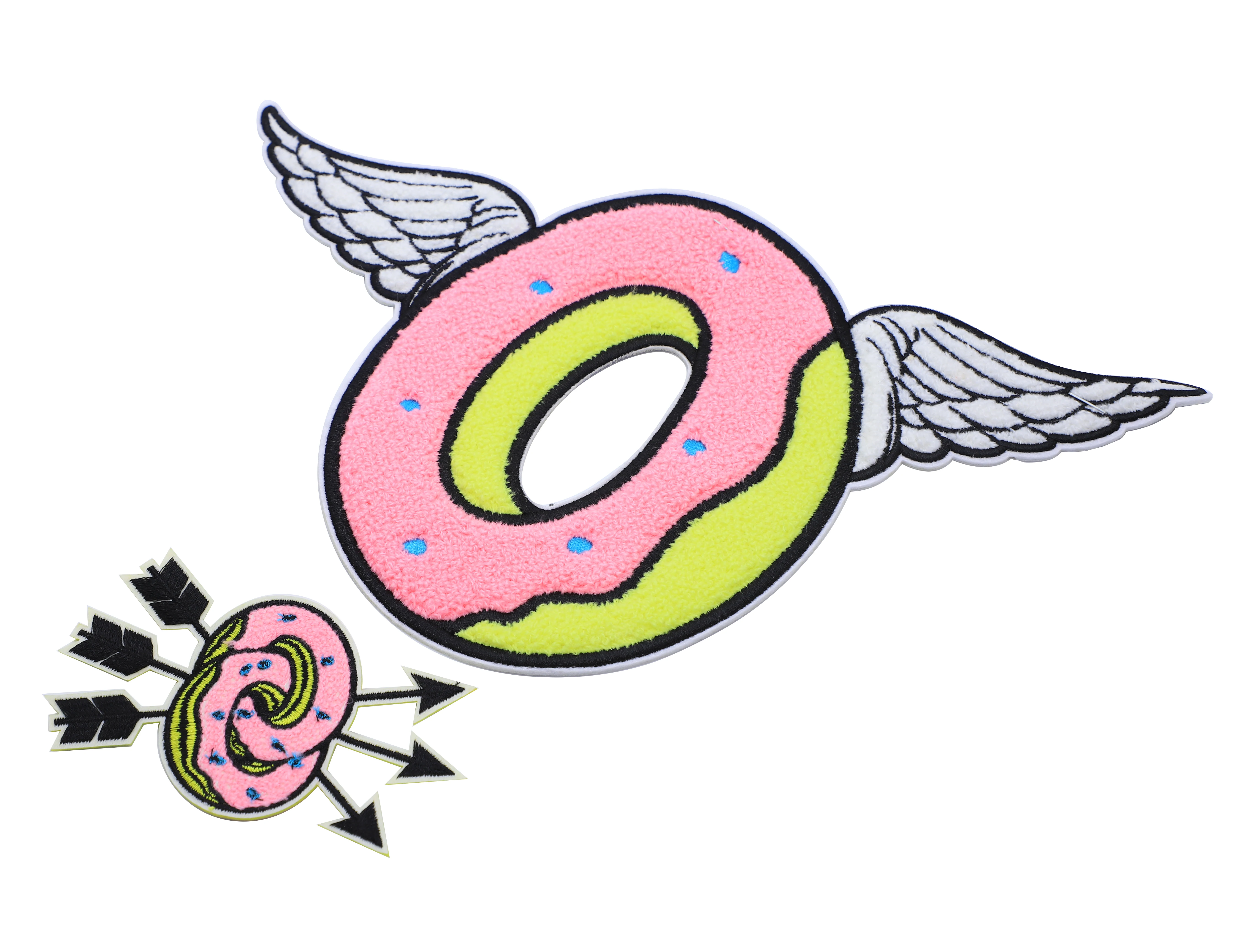 Custom Logo Embroidered Patches Badges Chenille Iron-on Clothing T-shirt Embroidery Patch 1-3 Day Sample Time