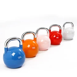 Iron Colored Plastic Impregnated Dumbbell Kettlebell Fitness Handle Kettlebell