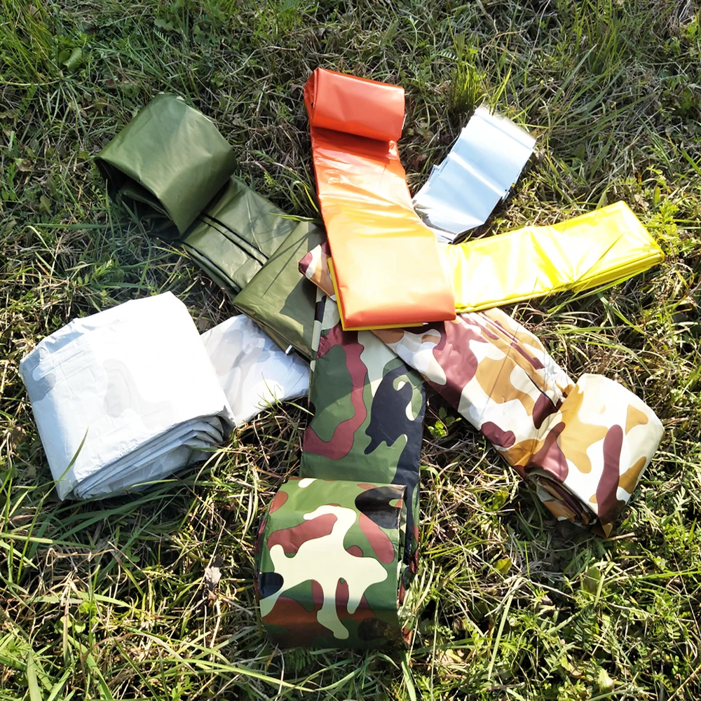 Emergency Mylar Sleeping Bag  Designed for NASA Space Exploration and Heat Retention Perfect for Survival Kits and Go-Bags