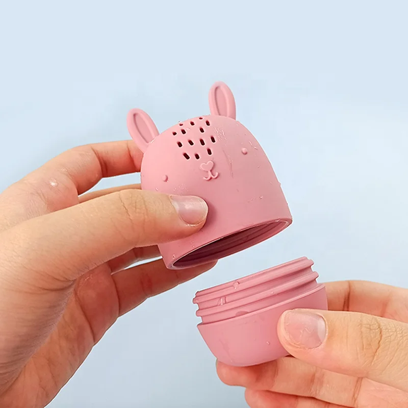 100% Food Grade Silicone Baby Bath Animal Shape Toy Kids Colorful Silicone BPA Free Learning Block Set For Toddlers Shower Play