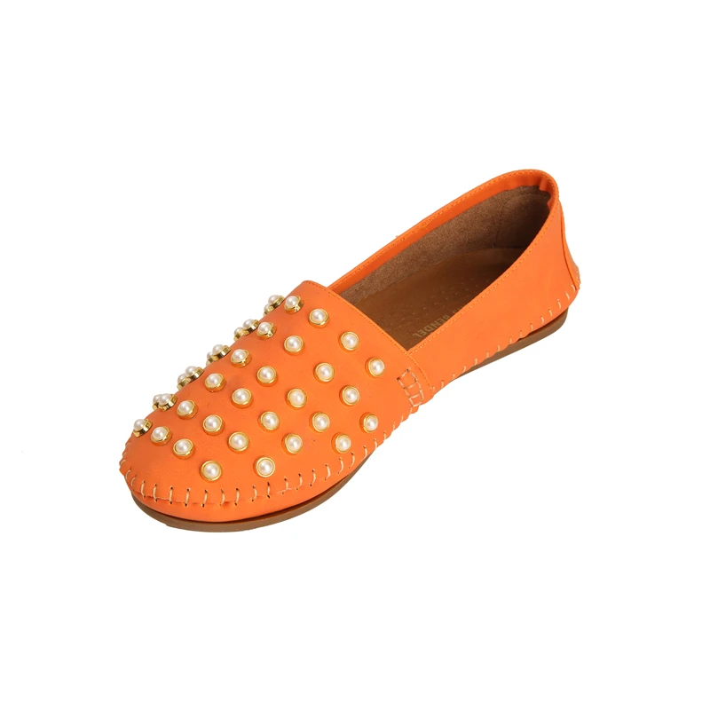 High Quality Wholesale Beautiful Flat Shoes Round Toe Fashion Comfortable Ladies Flat Shoes