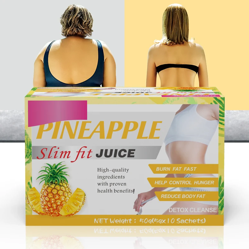 Natural pineapple-flavored slimming fruit flavored juice diet drinks