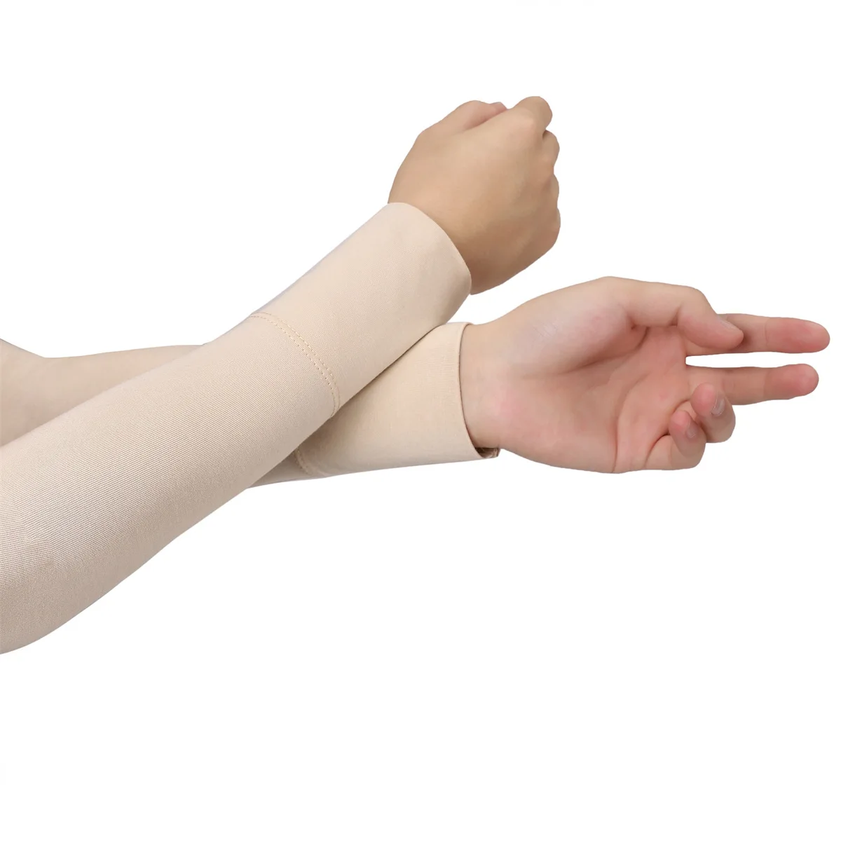 2024 New Arrival Wholesale Soft Skin Friendly Elastic Modal Cotton Anti-glare Long Arm Sleeves Cover for Women Outdoor Sport