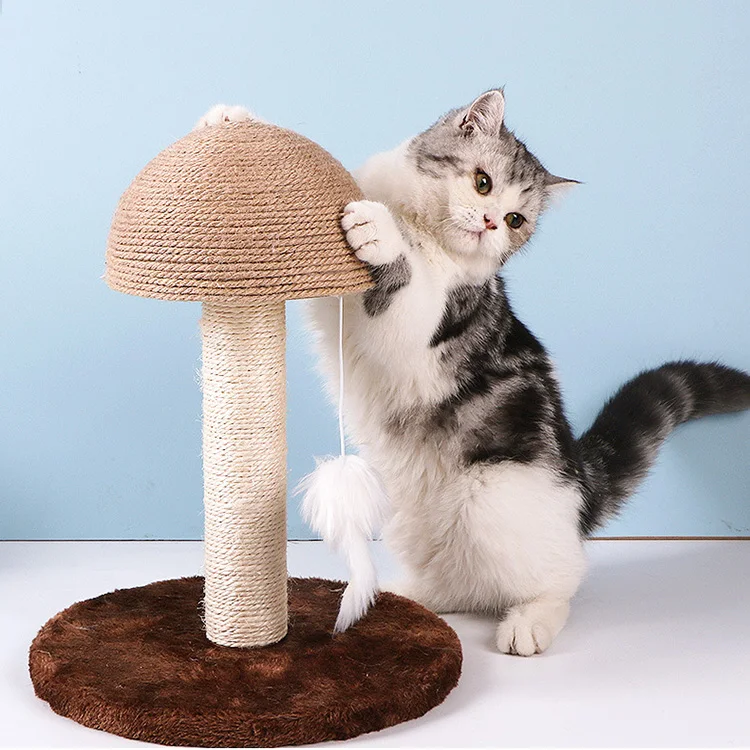 
Cat Toy Scratching Board Cat Climbing Frame Sword Rope Multi-function Pet Jumping Platform Small Cat Tree 