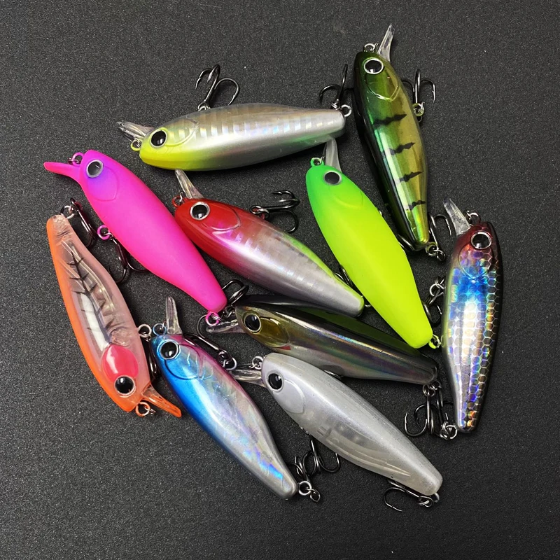 Top Right M168 60mm 7g MIni Sinking Minnow Lure Artificial Floating Minnow Lure Peche Hard Bait Jerkbait Bass Fishing Lure Pesca