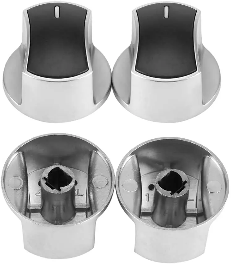 AIMINO OEM Oven Knobs Metal Rotary Switch Control Gas Knobs Replacement Accessories for Kitchen Cooker Gas Stove Oven Coo
