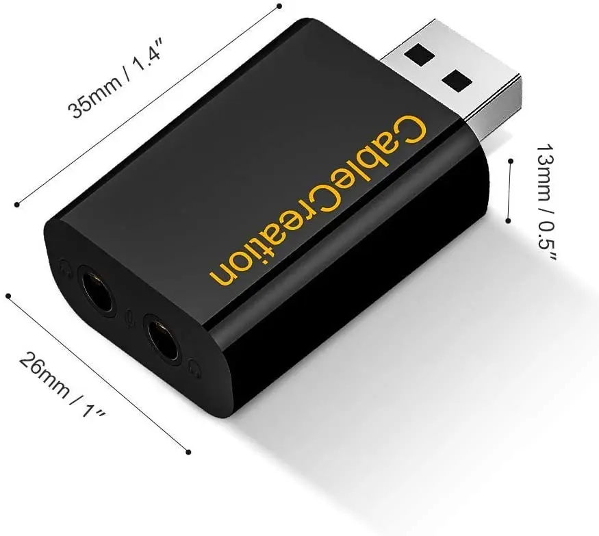 USB аудио адаптер для влюбленных Внешний USB стерео звук адаптер для окна Mac Linux Экстра (60565397494)