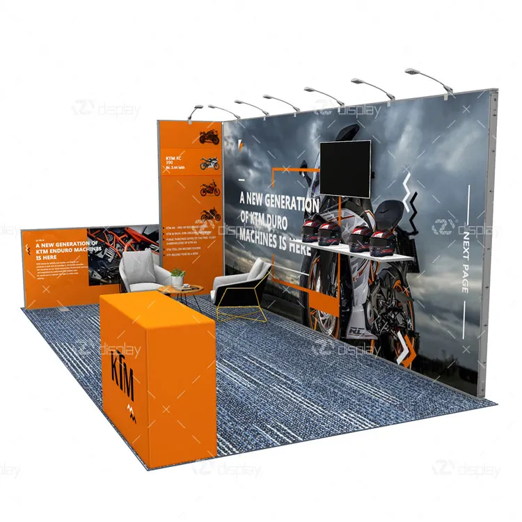 10x10 10x20 Custom easy expandable exhibition Tradeshow Displays Stand Booth for Fairs