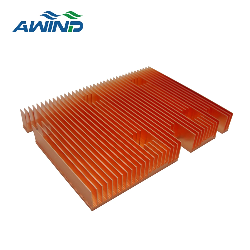 Новый дизайн, медный 1100 светодиодный радиатор с обработкой ЧПУ