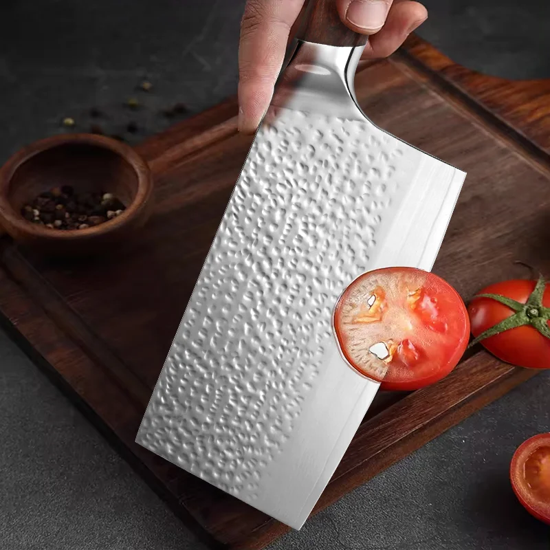 Хит продаж поварские Ножи ручной работы из нержавеющей стали мясорубка измельчитель для мяса китайского нож домашнего использования