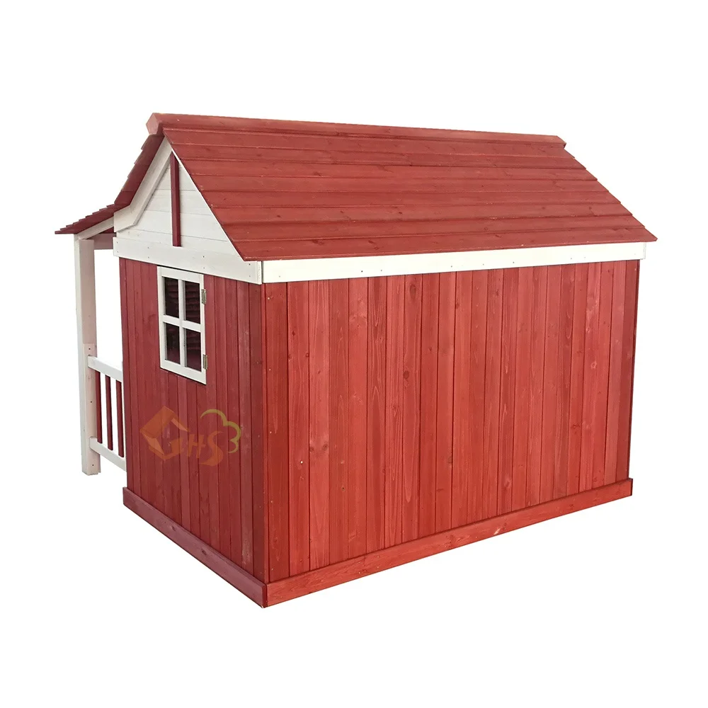 Деревянный детский Кубок для заднего двора с балконом