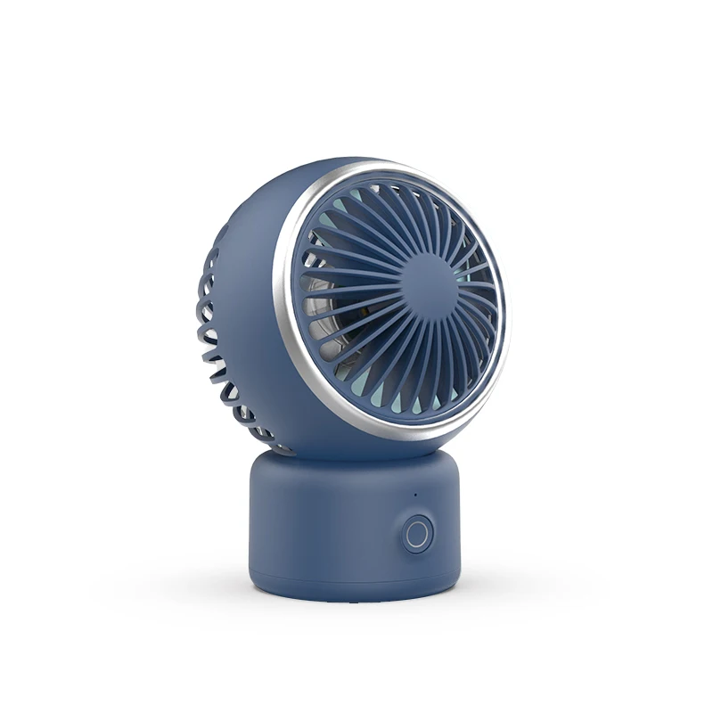 Korea Hot Sale Rechargeable Small Table Mini Portable Fan with 2000mAh Built in Battery