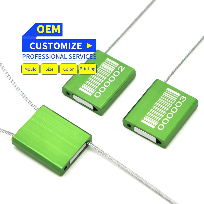 OY-CS105 Chinese Factory Container Security Logistic Aluminum Cable Lock Seal