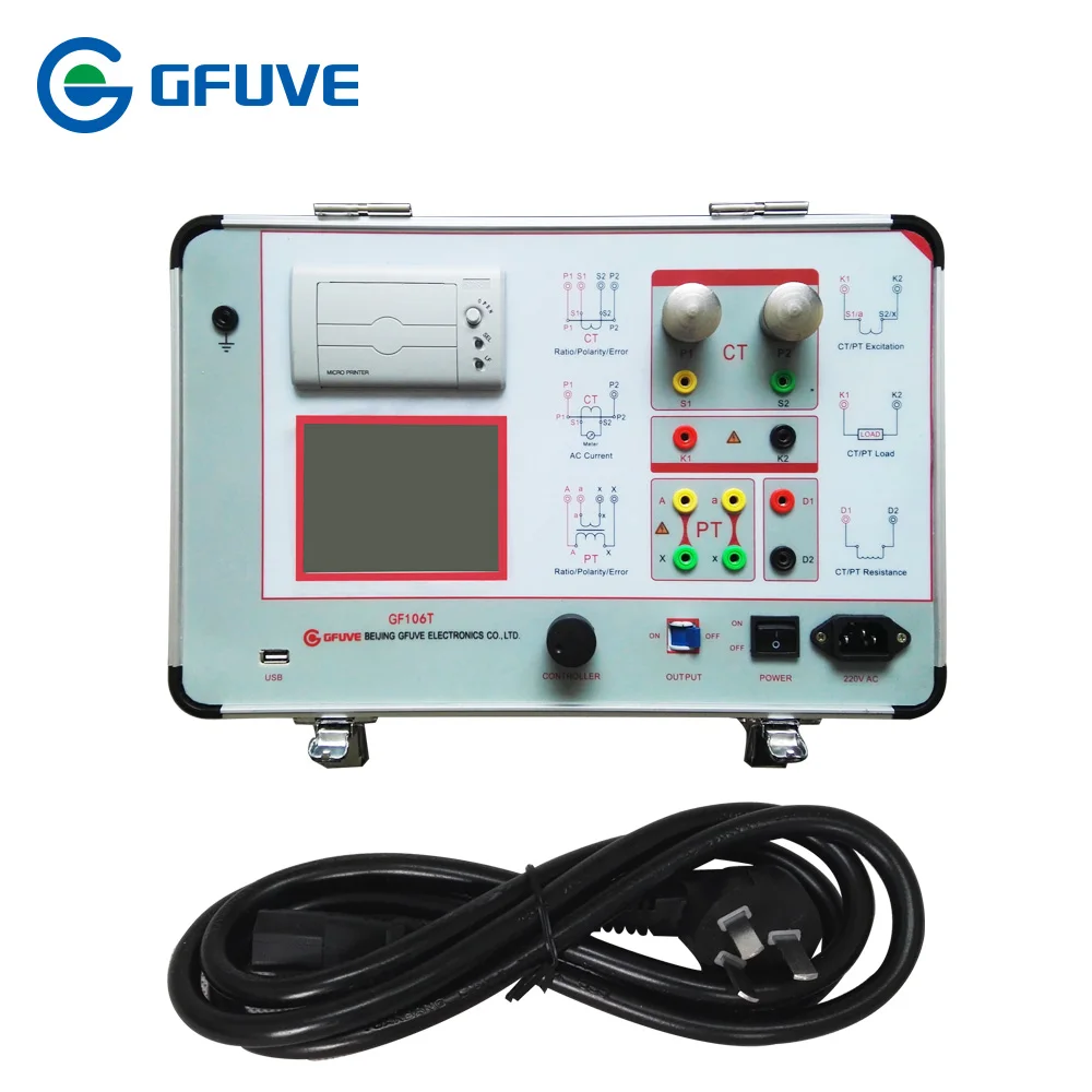 Portable current transformer tester with PT testing