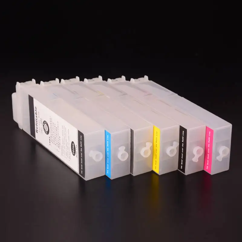 Ocinkjet PFI 102 Empty Refillable Ink Cartridge for Canon Ipf 500 510 600 610 700 710 605 650 655 750 755 760 Printer Compatible