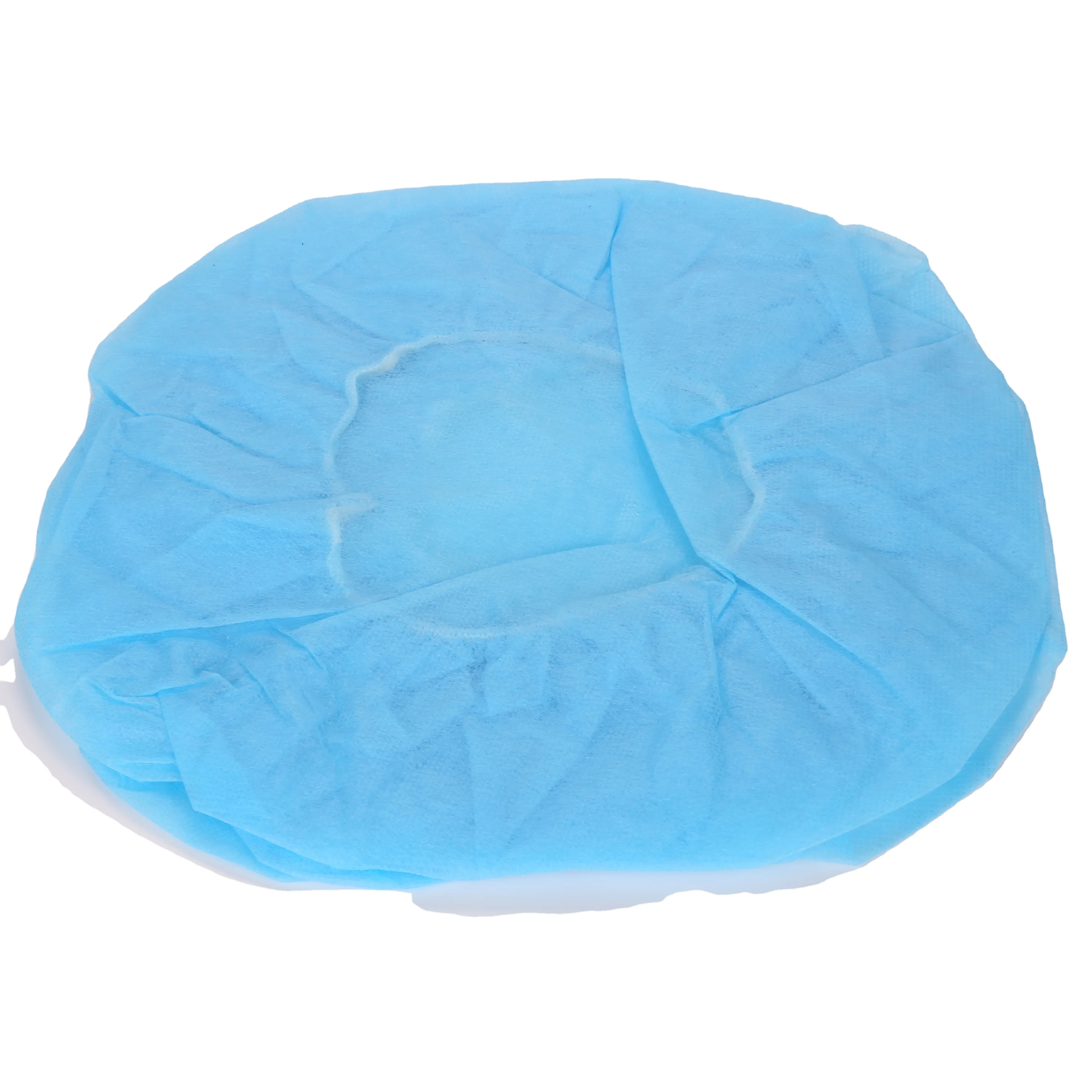 Wholesale Round Mop Cap Disposable Non woven Fabric Hair Net Round Caps