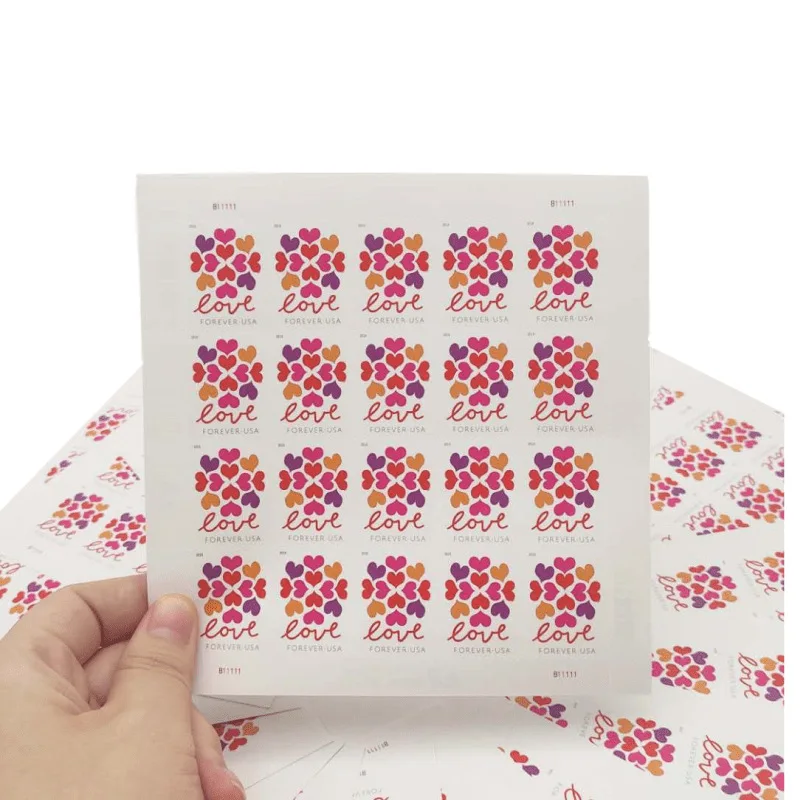 Manufacturers provide customized design forever postage stamps usa forever postage stamps united states postage stamp book