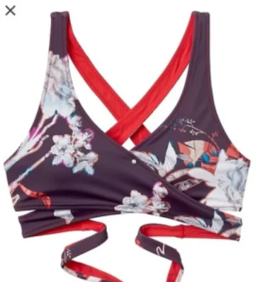 Customized 2023 bikini  styles patterns r Floral recycled reversible bikini beachwear reversible  bikini reversible swimwear