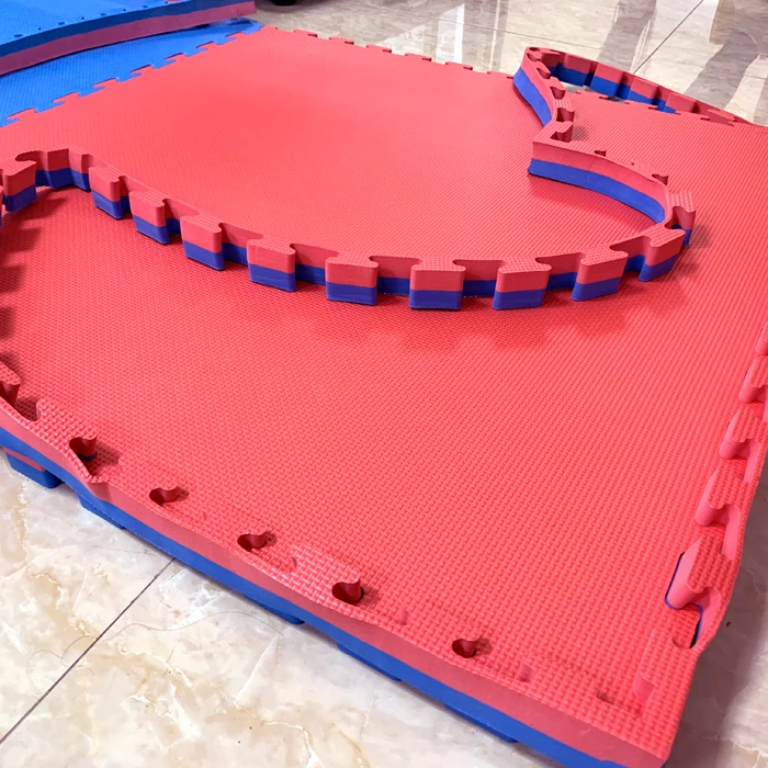 Extra thick durable tatami 4cm puzzle inter-locking taekwondo karate mat for sale